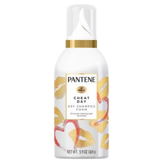 Pantene Cheat Day Dry Shampoo Foam on white background